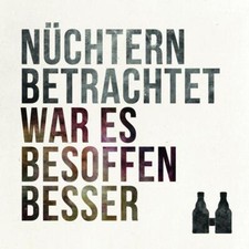 Kühlschrankmagnet Magnet Sticky Jam "Nüchtern betrachtet" 