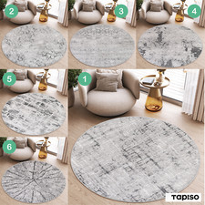 Teppich Rund Wohnzimmer Modern