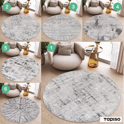 Teppich rund wohnzimmer - teppich,