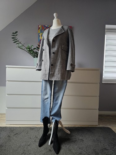 Wollmantel zara kurzmantel - zara, 50%