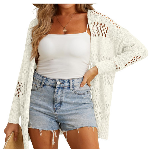Damen strickjacke langarm boho - damen,