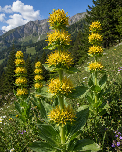 Gentiana lutea 100 - gentiana, samen