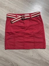 edc by Esprit „Comfort Fit“ Cargo Rock mit Gürtel Gr. XS Light Pink