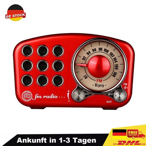 Retro bluetooth radio - retro,