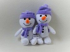 Milka Schneemann ❄⛄ 2 x Stofftier Plüschtier Kuscheltier Schmusetier (T201)