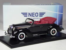 (KI-07-23) Neo Scale Models Opel Admiral Cabrio Vorkrieg schwarz 1:43 in OVP