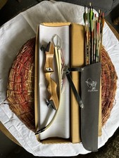 Bogenset Recurvebogen KAP Archery 48" 16 lbs mit 15 Pfeilen, Tasche und Scheibe