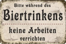 Blechschild Sprüche Retro