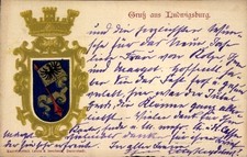 Präge Ak Ludwigsburg in Württemberg, Wappen - 11184826