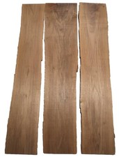 3x Walnussholz Nussbaumholz 104x16-25cm x 18mm #C6