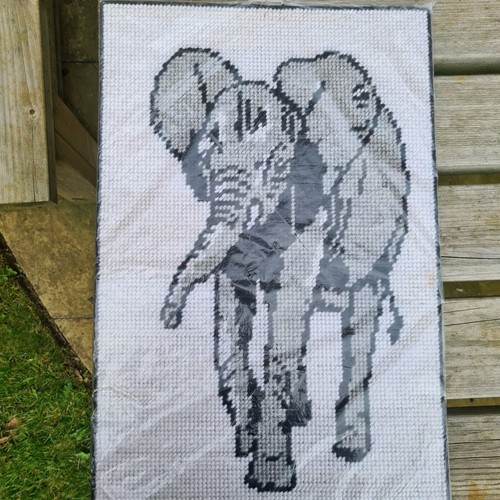 Elefant nadelspitze halbes - elefant,