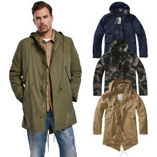 Brandit M51 US Parka Jacket Mantel Übergangsjacke Kapuze Military Fishtail Men