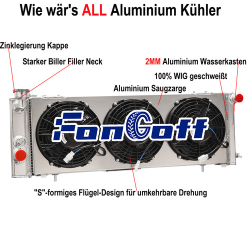 Kühler lüfter für - +,