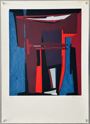 Handsignierte serigraphie 1957 - serigraphie,