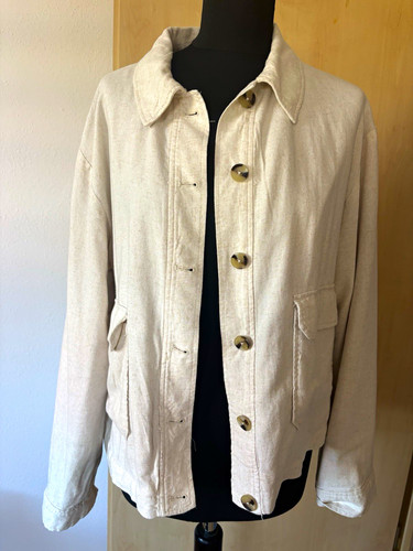 Damen blazer leinen jacke - blazer,