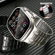 Edelstahl Armband für Apple Watch Ultra 2 49/45/44/42mm Series 9 8 7 SE 6 5 4 3