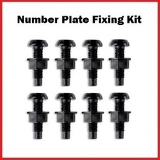 8 schwarze Kunststoff