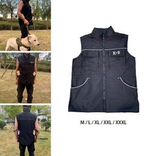 Hundetrainingsweste für Hundeführer, Taillenkordelzug, Trainerjacke für