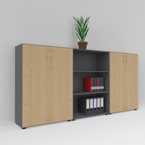 Büroschrankwand 240cm breit