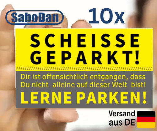 Scheisse geparkt lustige - scheisse,