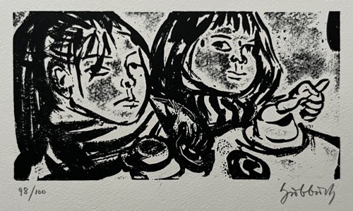 Karl hubbuch signierte - hubbuch,
