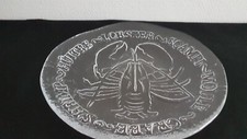 Fischteller Glas Hummer