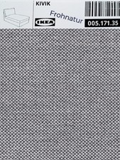 Ikea KIVIK Bezug Recamiere Tallmyra schwarz weiss 005.171.35 Wechselbezug NEU