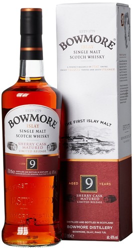 Bowmore years old sherry - 9,