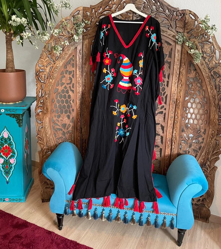 Mexikanisches kleid kaftan - kleid,