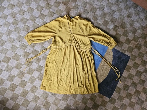 Kleid sommerkleid senfgelb - c&a,