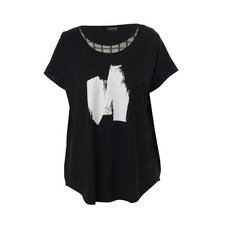 GOZZIP Black T-Shirt Edita
