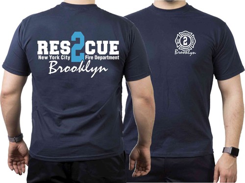 Shirt navy nyfd rescue - navy,,