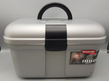 CURVER Koffer MODE Beautycase für NÄHZEUG Nähkoffer silber mit 2 Einsätzen