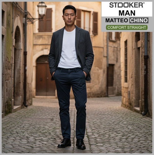 Stooker matteo chino - |, navy