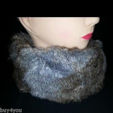 Damen Fell Loop Winter Schal