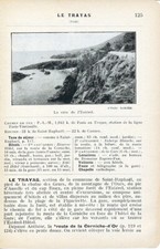 83 Le Trayas 1930 pt. orig. guide Saint-Raphael Mont Vinaigre Mal-Infernet