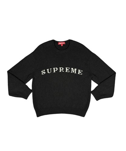 Supreme knit sweater schwarz - supreme,
