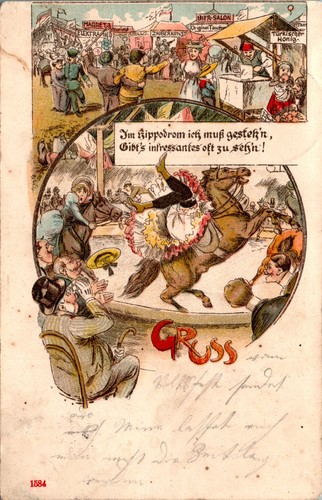 Litho gruss aus lübeck - litho,