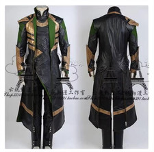 New The Avengers Thor Loki Cosplay Costume Adult Size Suits Outfit Cos Halloween