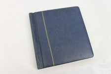 Altes Schaubek Briefmarkenalbum dunkelblau vintage