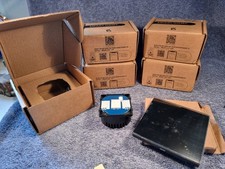 Bseed , 5 x EU Standard Touch LED Dimmer 2-Wege mit Kristallglas-Panel ,Schwarz.