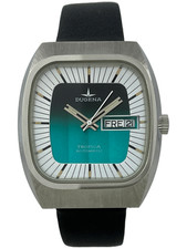 NOS Herrenarmbanduhr Dugena Tropica Automatic ETA 2789 Day & Date, funktioniert