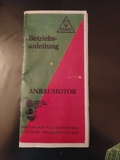 Betriebsanleitung MAW Motor Anbaumotor Oldtimer