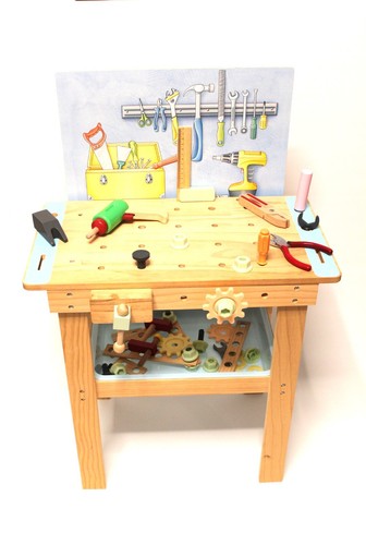 Holz kinder werkbank mit - werkbank,