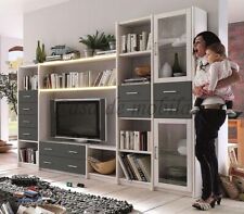 Anbauwand Massivholz Wohnwand