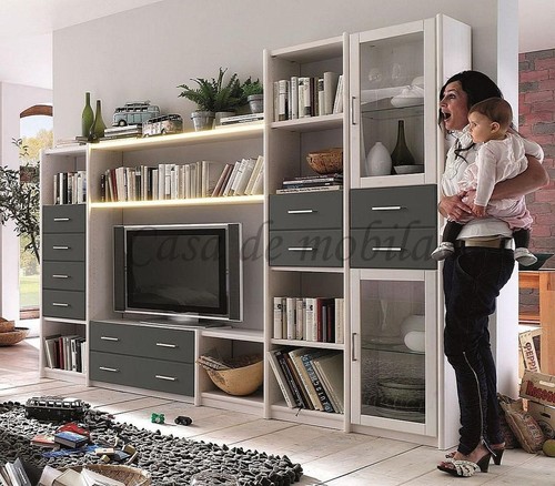 Massivholz anbauwand wohnwand - anbauwand,