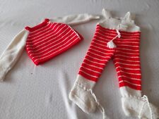 Retro - Strick- Babystrampler mit Jäckchen - Größe 68 oder 74 - 80er Jahre