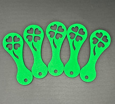 5 x Einkaufswagenchip Klee