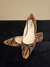 Prada Leo Pointed Ballerinas 