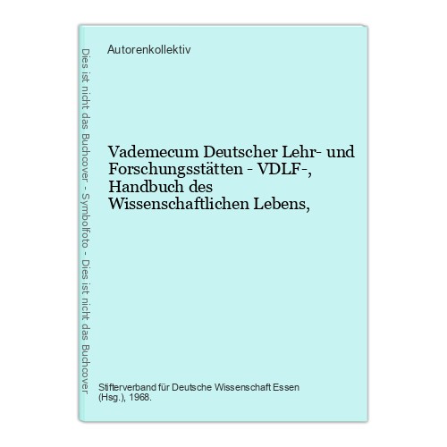 Vademecum deutscher lehr - deutscher, lehr-